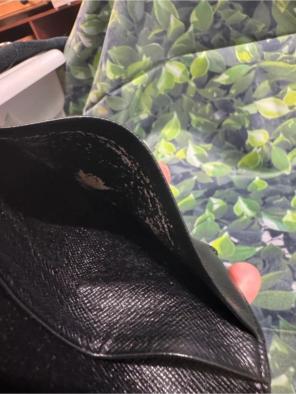 Louis Vuitton Black Epi Leather Bi-Fold Wallet
